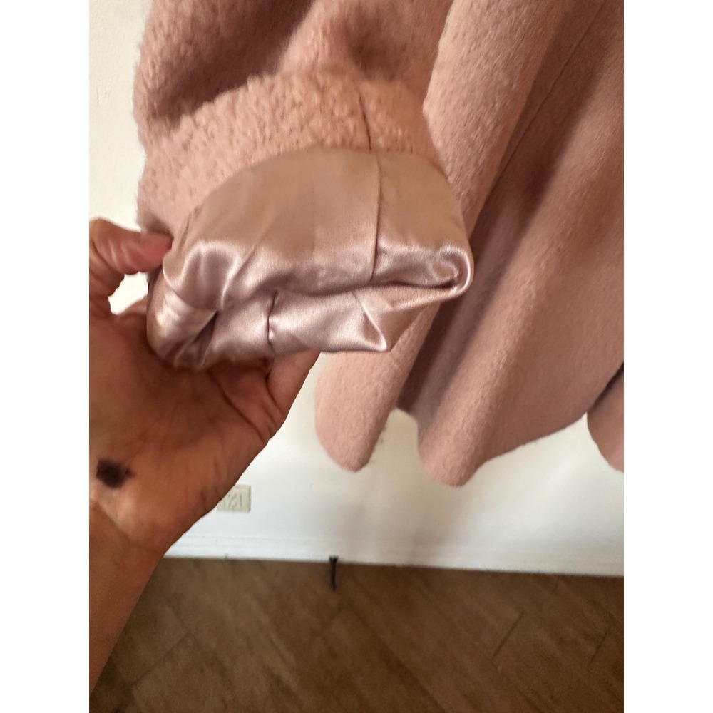 Calvin Klein Womens Dusty Rose Pink Fit and Flare Double Breasted Peacoat Coat - Picture 3 of 16